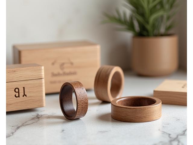 Regalos corporativos de joyería de madera con marca